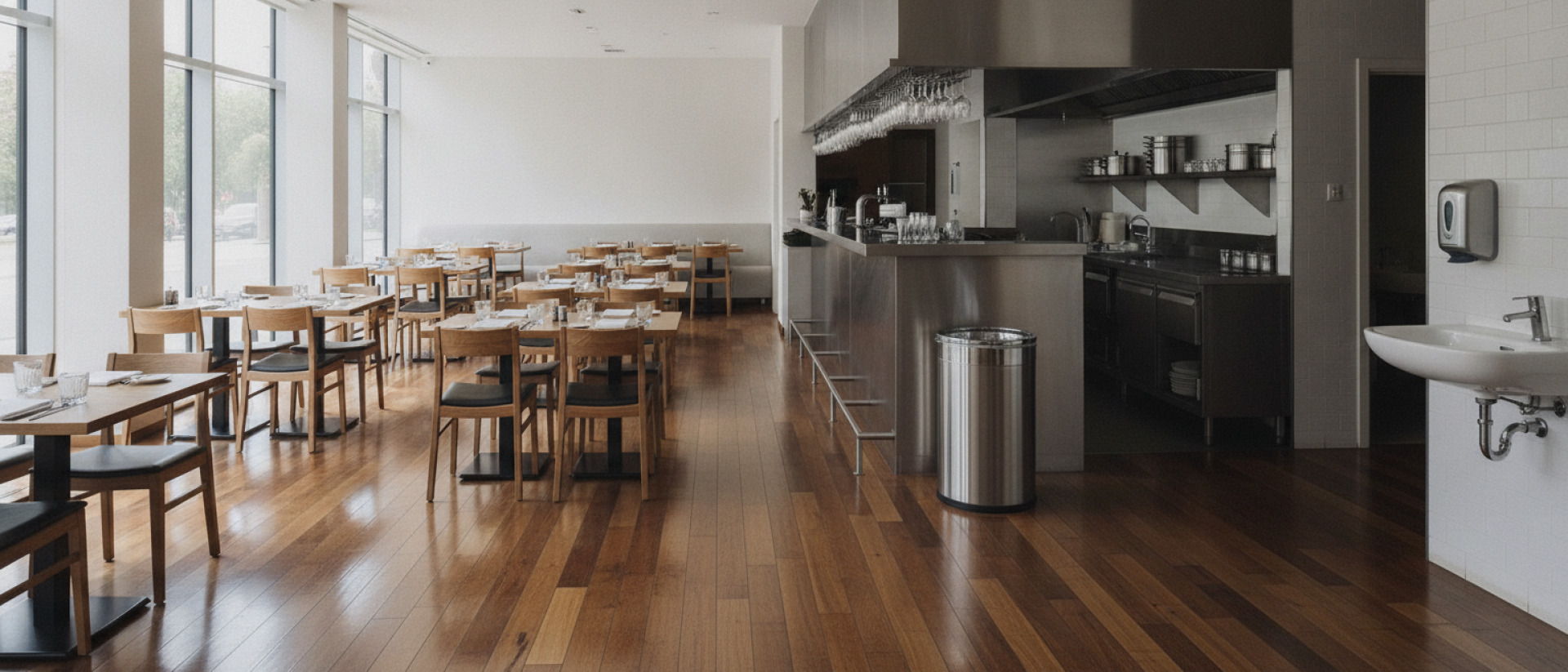 7 tips om je restaurant schoon te houden tijdens de avondspits.