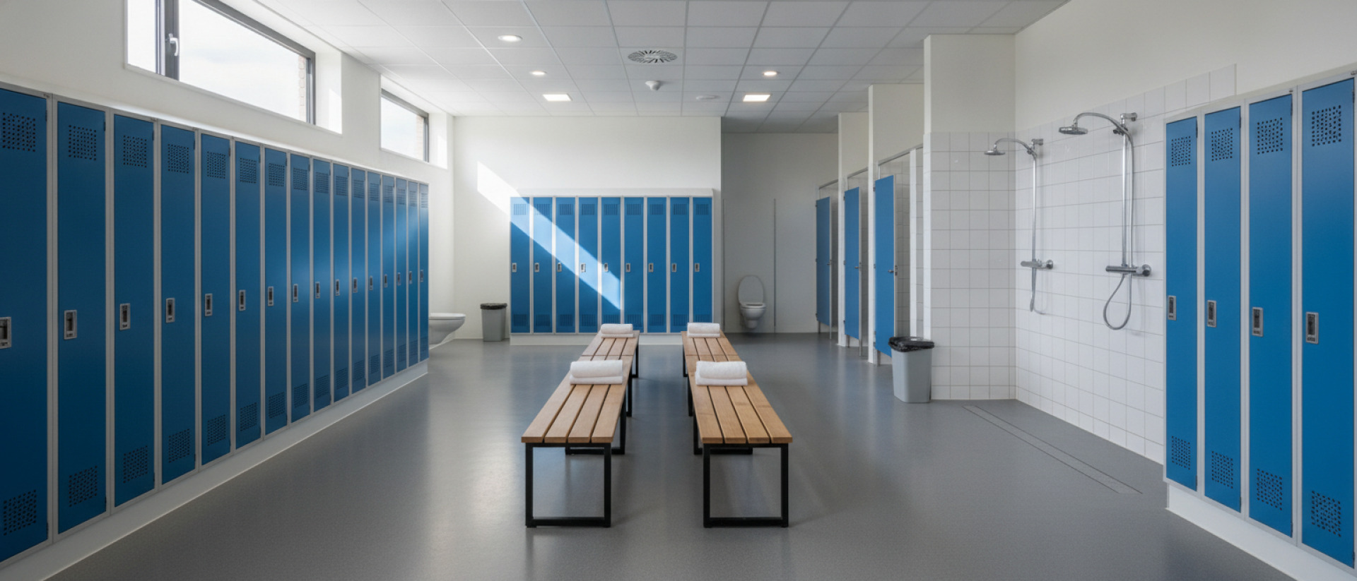 Vastgoedschoonmaak Een schone kleedkamer begint met een vast schoonmaakplan dat past bij jouw sportcomplex, bezoekersaantallen en piekmomenten. Denk aan vloeren, douches, toiletten, banken, kluisjes, afvalbakken en contactpunten zoals deurklinken. Plan dagelijkse…
