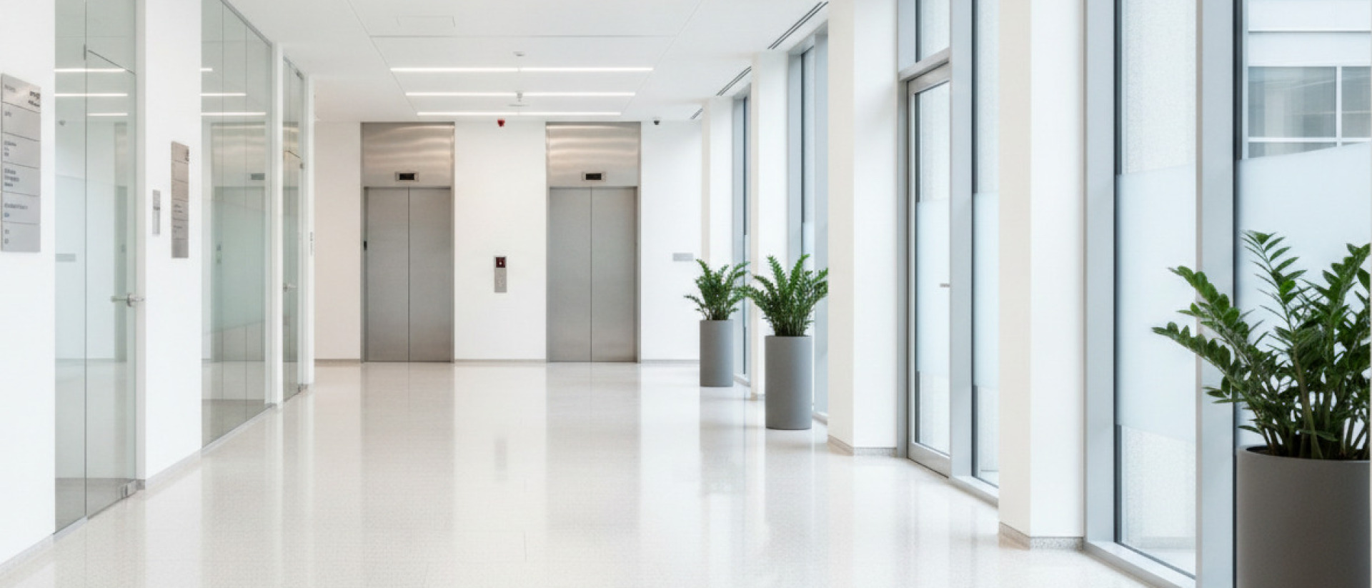 Schoonmaak bedrijfsverzamelgebouw