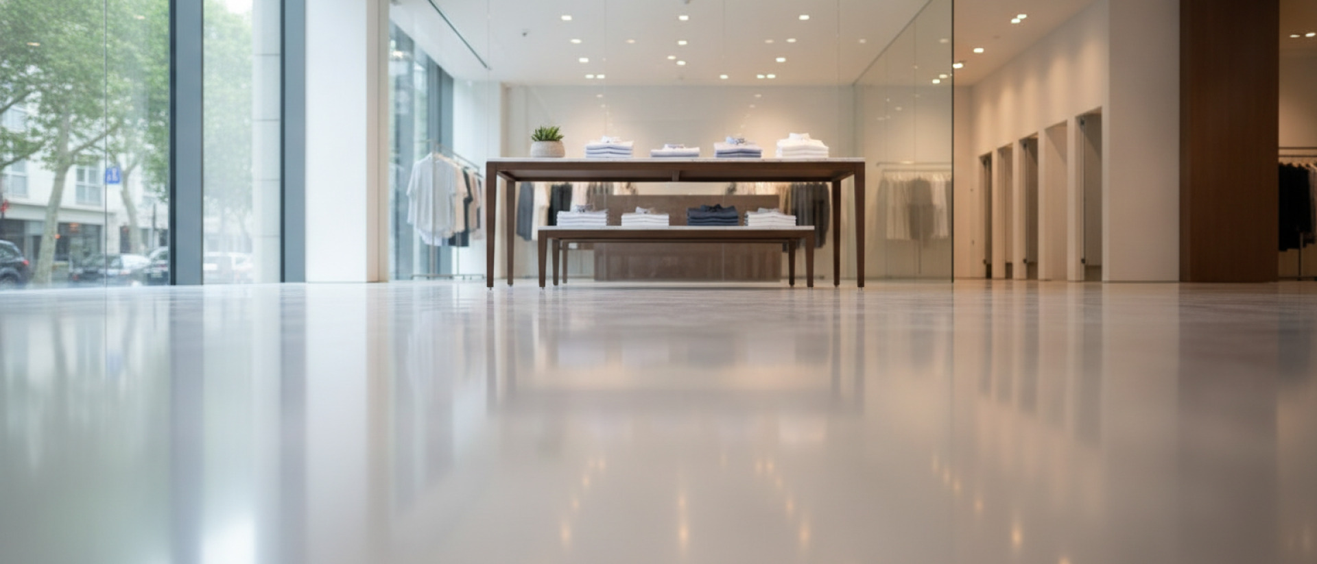 Schoonmaak flagshipstore