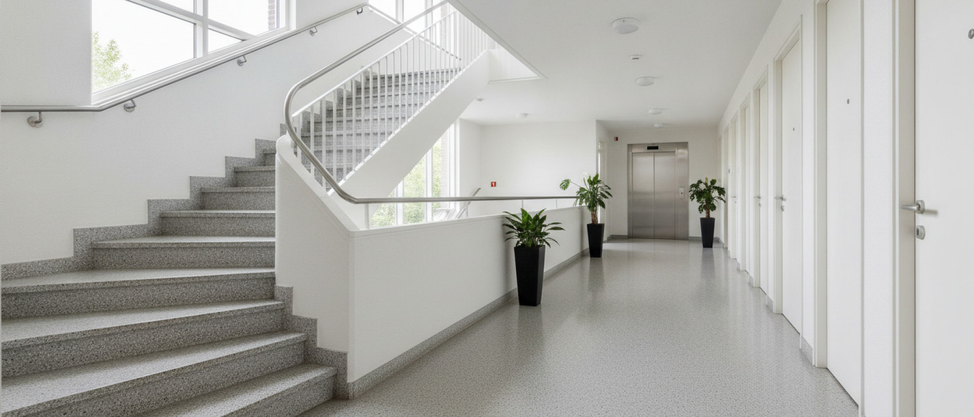 Schoonmaak huurcomplex woningcorporatie